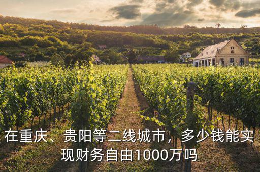 在重慶、貴陽等二線城市，多少錢能實現(xiàn)財務(wù)自由1000萬嗎