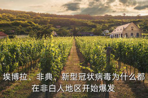 埃博拉、非典、新型冠狀病毒為什么都在非白人地區開始爆發