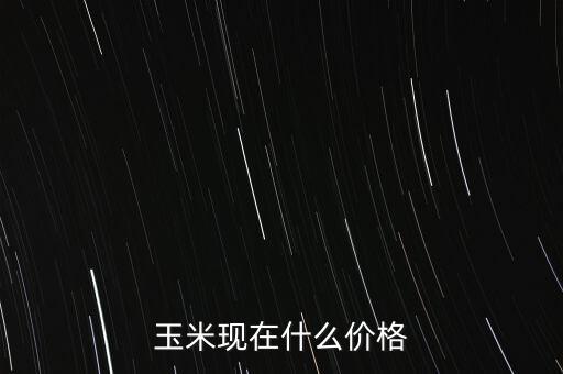 玉米現在什么價格