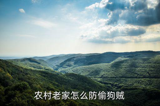 農行怎么防偷,該怎么防小偷