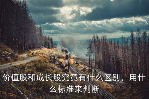 價值股和成長股究竟有什么區別，用什么標準來判斷