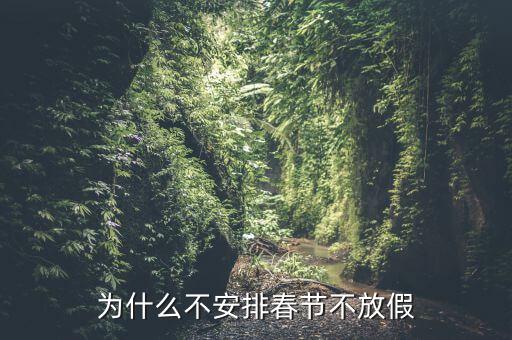 專家解讀為什么除夕不放假,為什么不安排春節不放假