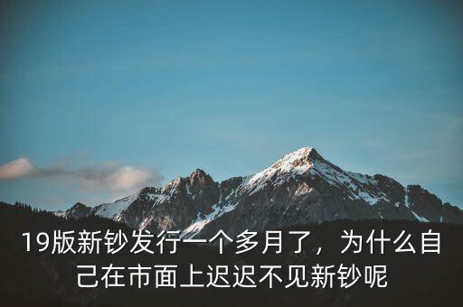 中國為什么要出新鈔,19版新鈔發行一個多月了