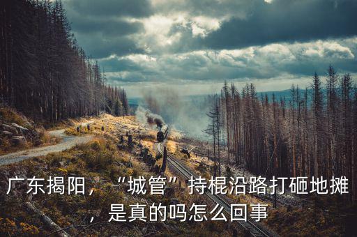 廣東揭陽(yáng)，“城管”持棍沿路打砸地?cái)?，是真的嗎怎么回? class=