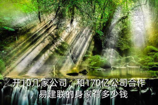 開10幾家公司，和170億公司合作，易建聯的身家有多少錢