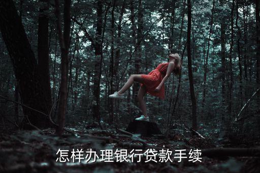 銀行貸款怎么貸款,怎樣辦理銀行貸款手續
