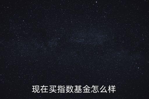 現在買指數基金怎么樣