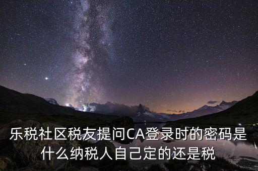 納稅人登路的密碼是什么意思，國稅第一次網上申報的登陸密碼是什么