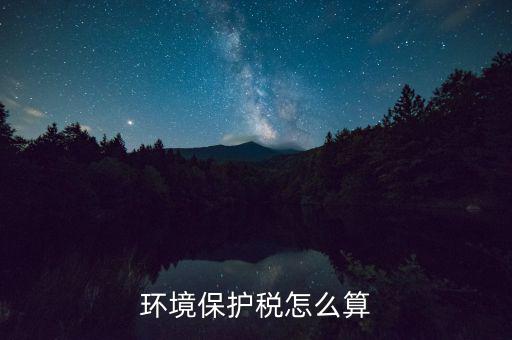 環境保護稅怎么算