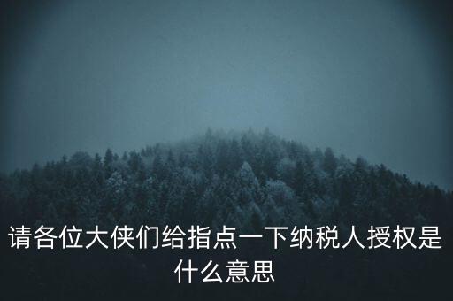 納稅人獲得感是什么意思，請各位大俠們給指點(diǎn)一下納稅人授權(quán)是什么意思