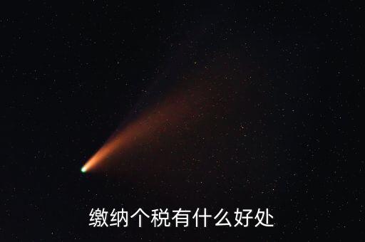 個稅申報有什么好處，申報個人所得稅的好處
