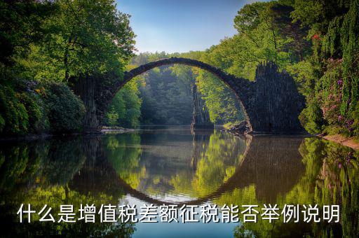 小規模增值稅差額征收什么意思，什么是增值稅差額征稅