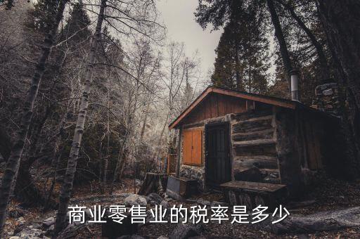 商業零售業的稅率是多少