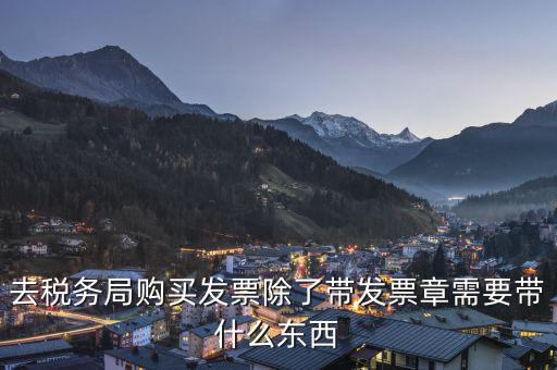 拿發(fā)票需要帶什么，去稅務(wù)局領(lǐng)發(fā)票需要帶什么資料去