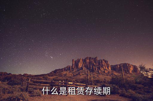申報租金所屬租賃期是什么意思，什么是租賃存續(xù)期