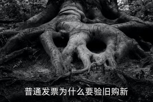 普通發票為什么要驗舊購新