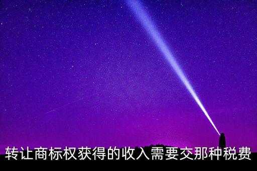 轉讓商譽交什么稅，轉讓商標權應交甚么稅