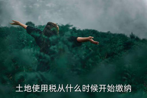 城鎮土地使用稅什么時候交，房地產開發企業繳納城鎮土地使用稅的時間是多久