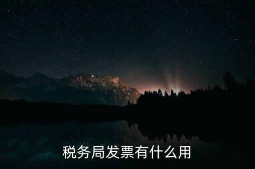 稅務局發票能干什么用，稅務局發票有什么用