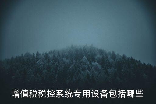 稅控系統專用設備是什么，增值稅防偽稅控系統使用的設備哪些可以抵扣