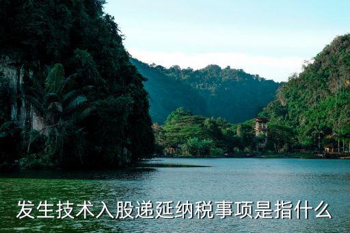 發生技術入股遞延納稅事項是指什么