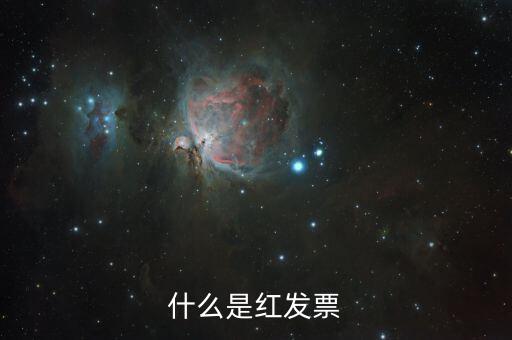 什么是紅發票