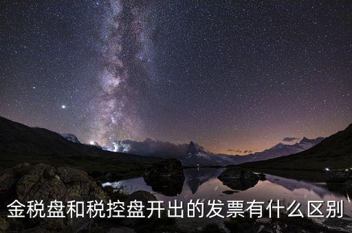 金稅盤和稅控盤開出的發票有什么區別