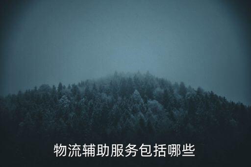物流輔助服務費是什么，物流輔助費的銷項稅金繳納城建稅及附加