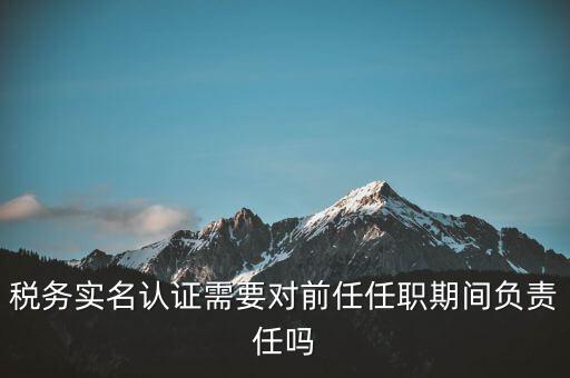 實名辦稅有什么意見，稅務要實名認證是什么意思