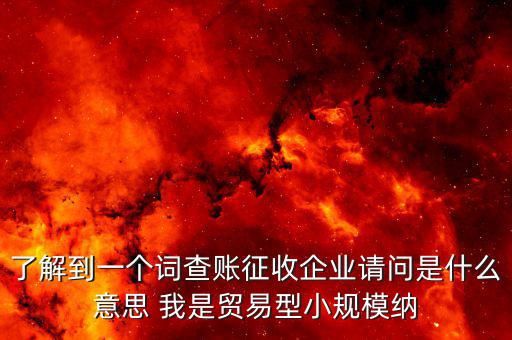什么是稅收調查企業，企業所得稅稅收調查