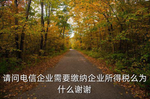 電信服務交什么稅，請問電信企業需要繳納企業所得稅么為什么謝謝