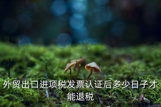 什么時(shí)候可以退稅，退稅是按進(jìn)項(xiàng)發(fā)票認(rèn)證的時(shí)間來(lái)退稅的