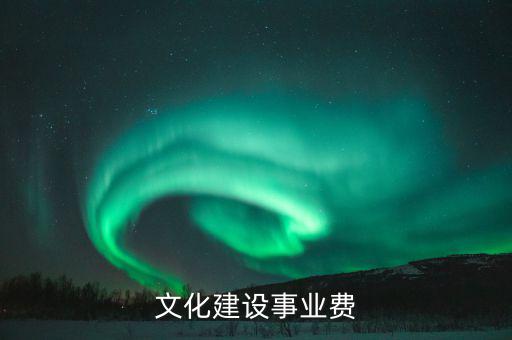 文化建設事業費
