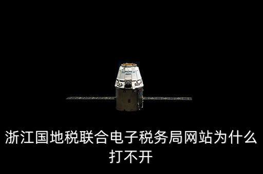 浙江國地稅聯合電子稅務局網站為什么打不開