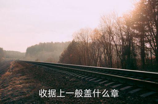 收據上一般蓋什么章