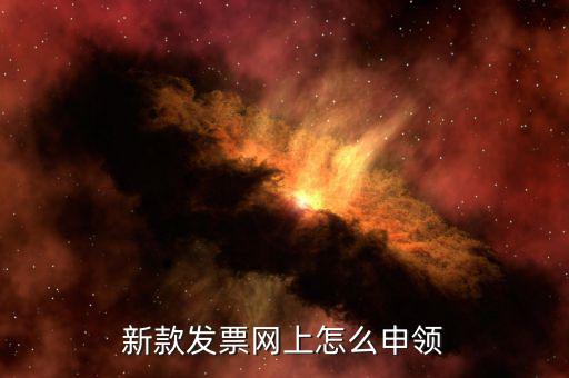 新款發票網上怎么申領