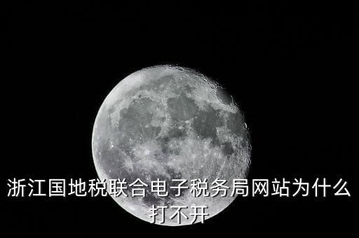 為什么打不開浙江稅務局網站，浙江地稅因特網辦稅服務系統為什么打不開