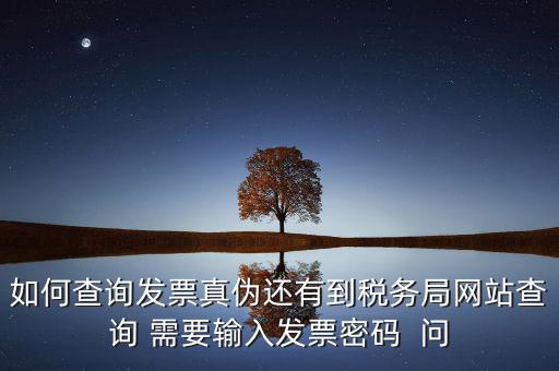 如何查詢發票真偽還有到稅務局網站查詢 需要輸入發票密碼  問