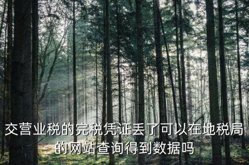 完稅憑證如何查詢，稅收通用完稅證真偽怎么查詢