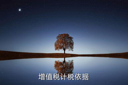 增值稅計稅依據