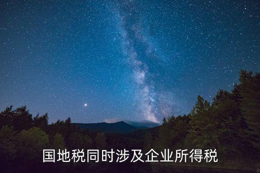國地稅同時涉及企業所得稅