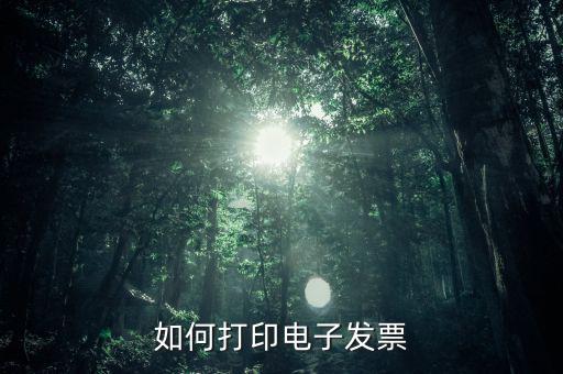 如何打印電子稅務局的電子發票，電子發票怎樣打印