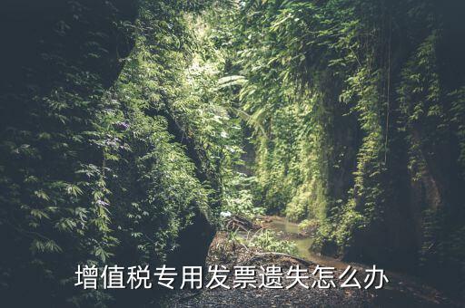 增值稅專用發票遺失怎么辦