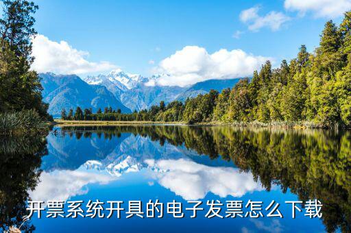 電子稅務局電子發票如何下載，開票系統開具的電子發票怎么下載