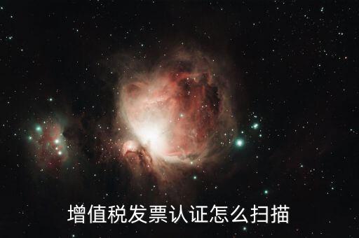 增值稅發票認證怎么掃描