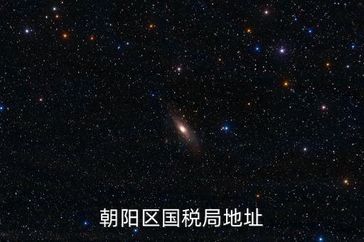 朝陽區國稅局地址