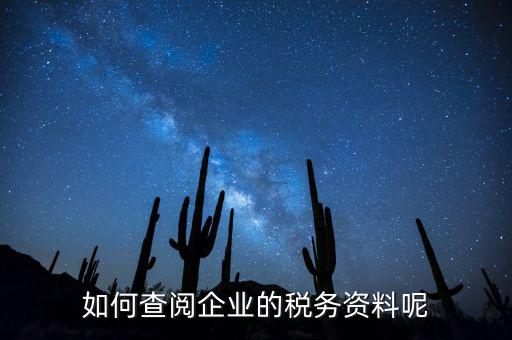 如何查詢稅務企業信息，公司納稅情況能在網上查詢嗎