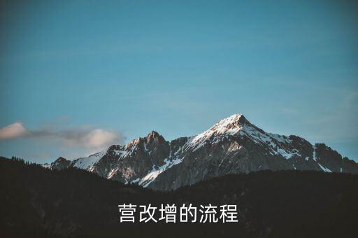 內蒙古營改增如何辦理，營改增的流程
