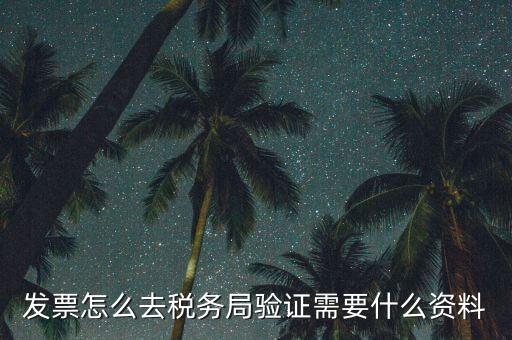 發票怎么去稅務局驗證需要什么資料