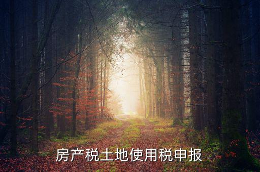 金稅三期如何申報土地使用稅，房產稅土地使用稅申報